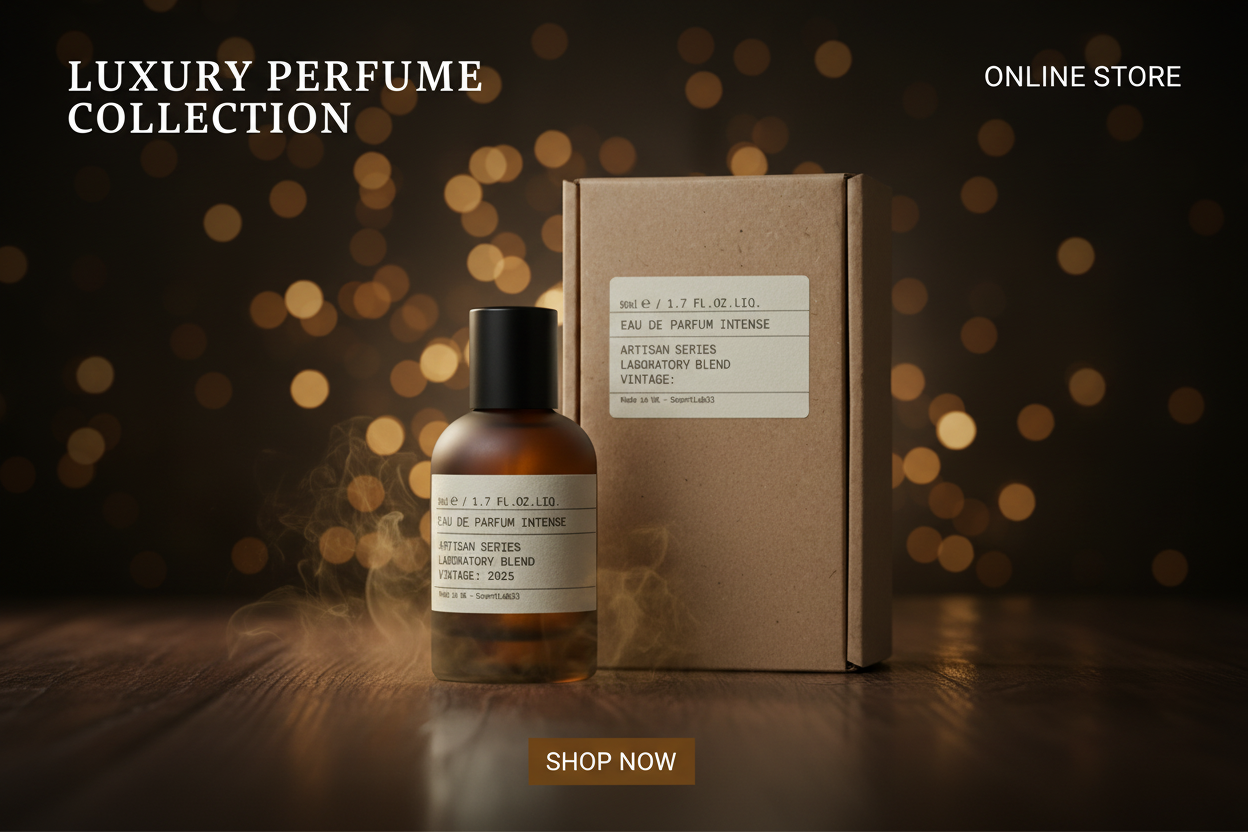 Luxury Perfume Collection Banner
